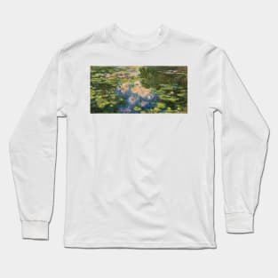 Le Bassin aux Nympheas by Claude Monet Long Sleeve T-Shirt